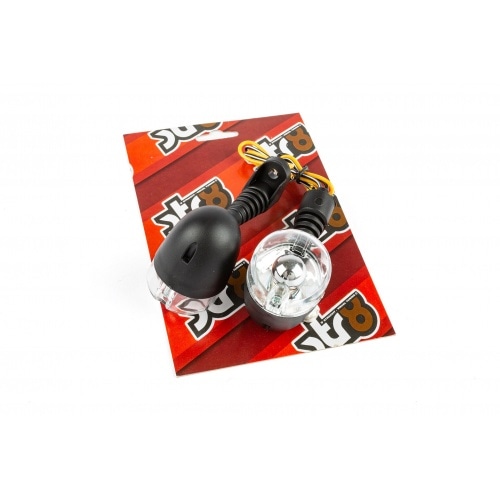 Indicators OEM quality black / white Derbi / Beta RR Indicators OEM quality black / white Derbi / Beta RR