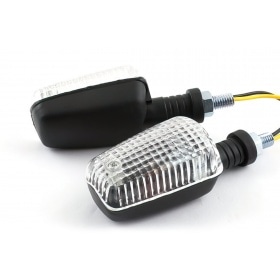 Indikatori Mini taisnstūrveida melni / caurspīdīgi