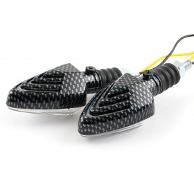 Indikatori trīsstūrveida īss oglekļa / caurspīdīgs / oranžs