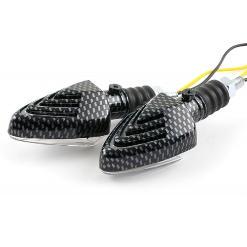 Indikatori trīsstūrveida īss oglekļa / caurspīdīgs / oranžs Indikatori trīsstūrveida īss oglekļa / caurspīdīgs / oranžs