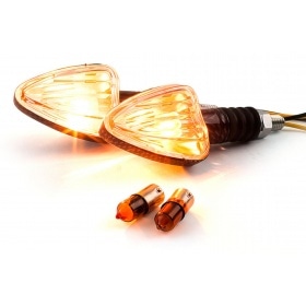 Indikatori trīsstūrveida īss oglekļa / caurspīdīgs / oranžs