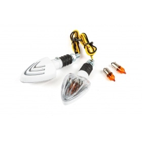 Indikatori Trīsstūris īss balts / balts