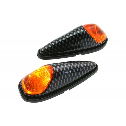 Indikatori uzlīmējami Raindrop oranžs / oglekļa izskats Indikatori uzlīmējami Raindrop oranžs / oglekļa izskats