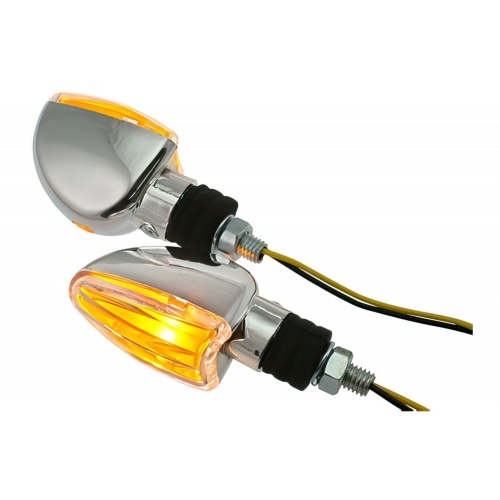 Indicator Demon white lens / chrome Indicator Demon white lens / chrome