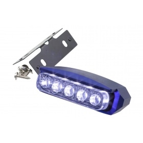 STR8 License Plate LED Lighting with holder blue