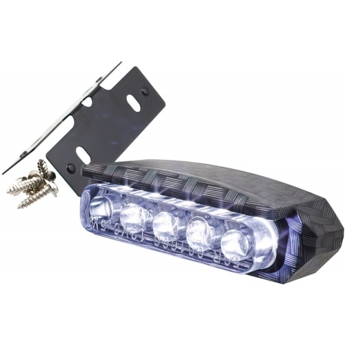 Numura numura apgaismojums LED ar turētāju oglekļa izskats Numura numura apgaismojums LED ar turētāju oglekļa izskats