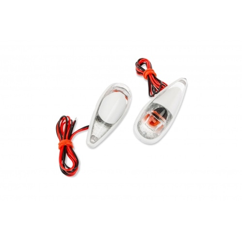 Indicators / Lamps glue-on drop-shaped Fender white / white / orange Indicators / Lamps glue-on drop-shaped Fender white / white / orange