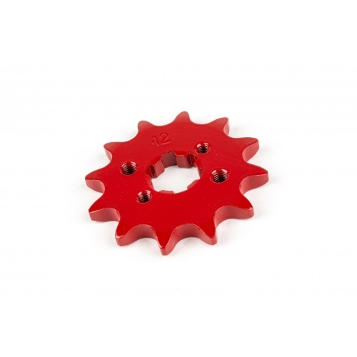 Priekšējā zobrats 12 zobu - 420 sarkans Derbi Euro2 / Euro3 Priekšējā zobrats 12 zobu - 420 sarkans Derbi Euro2 / Euro3