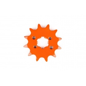 Front Sprocket 420 orange Derbi