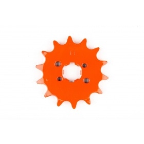 Front Sprocket 420 orange Derbi