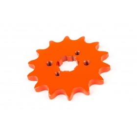 Front Sprocket 420 orange Derbi
