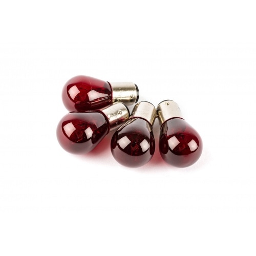 Spuldzes aizmugurējais / bremžu lukturis (x4) 12V - 21/5W BAY15D sarkans Spuldzes aizmugurējais / bremžu lukturis (x4) 12V - 21/5W BAY15D sarkans