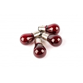 Spuldzes aizmugurējais / bremžu lukturis (x4) 12V - 21/5W BAY15D sarkans