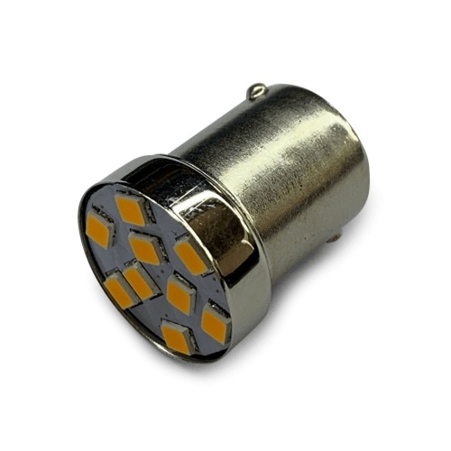 Светодиодные индикаторные лампы STR8 (x2) BA15S оранжевые Светодиодные индикаторные лампы STR8 (x2) BA15S оранжевые