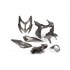 Fairing Kit 7-piece Yamaha Aerox Nitro after 2013 matt gray Fairing Kit 7-piece Yamaha Aerox Nitro after 2013 matt gray