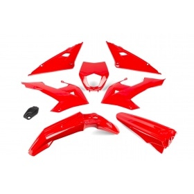 Fairing Kit 8-piece Rieju MRT after 2022 Red