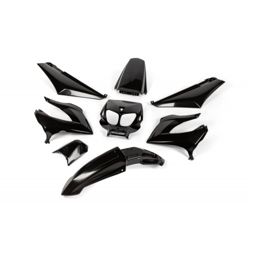 Fairing Kit 8 pcs. black Derbi X-treme before 2011 Fairing Kit 8 pcs. black Derbi X-treme before 2011