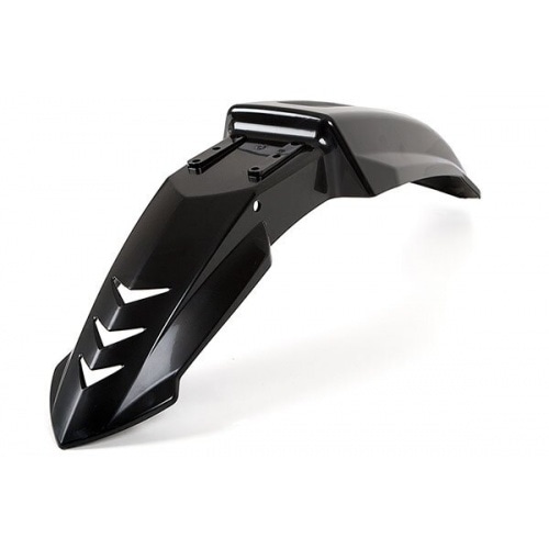 Priekšējais dubļu aizsargs STR8 Supermotard melns Priekšējais dubļu aizsargs STR8 Supermotard melns