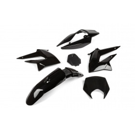 Derbi DRD X-Treme 2011 - 2017 melns, 6 gabalu aizsargapmales komplekts