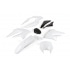 Fairing Kit 8 pcs. white Derbi DRD 2011 - 2018 Fairing Kit 8 pcs. white Derbi DRD 2011 - 2018