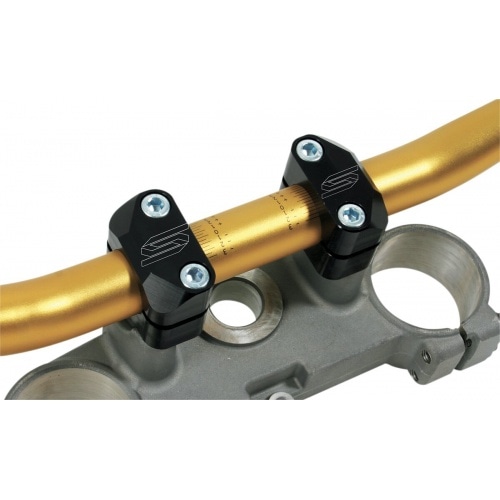Handlebar Clamps Scar universal 28,6mm black Handlebar Clamps Scar universal 28,6mm black