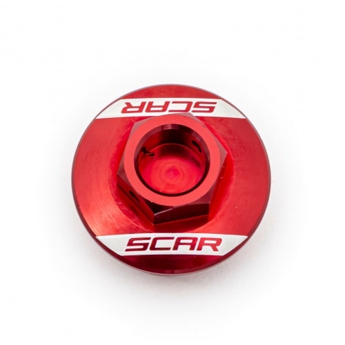 Eļļas uzpildes vāciņš Scar aluminium GasGas MC / MC-F sarkans Eļļas uzpildes vāciņš Scar aluminium GasGas MC / MC-F sarkans