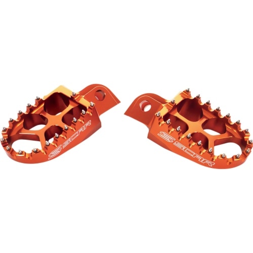 Kāju kājiņas Scar Evolution KTM / Beta / Sherco oranžā krāsā Kāju kājiņas Scar Evolution KTM / Beta / Sherco oranžā krāsā