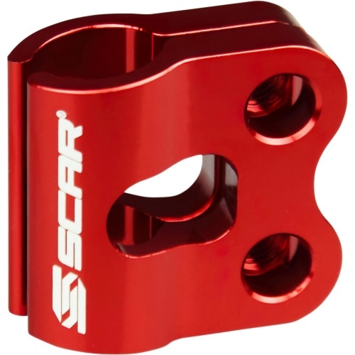 Bremžu līnijas skava priekšējais Scar Honda / Yamaha sarkans Bremžu līnijas skava priekšējais Scar Honda / Yamaha sarkans