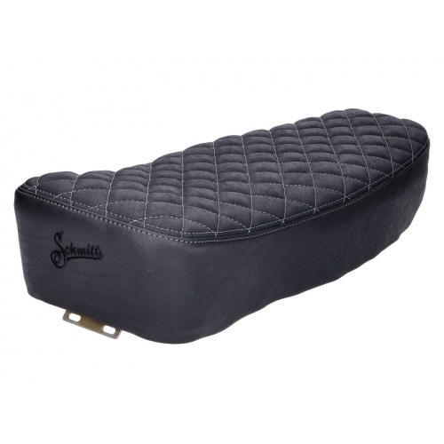 Seat Schmitt quilted black / grey Simson S50/S51/S70 Seat Schmitt quilted black / grey Simson S50/S51/S70
