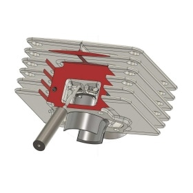 Cylinder Schmitt GST-60 CNC reed valve 41mm Simson S51 / KR51/2 / SR50