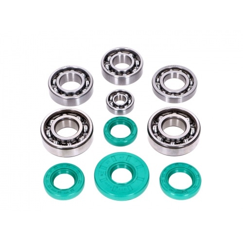 Ball Bearing Set metal cage C3 with FKM oil seals Schmitt Evolution with direction of twist Simson M500 Ball Bearing Set metal cage C3 with FKM oil seals Schmitt Evolution with direction of twist Simson M500