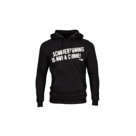 Mikcija Scootertuning is not a Crime (STINAC), bez rāvējslēdzēja, melna, izmērs S