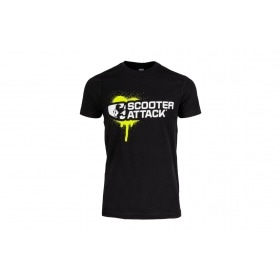 T-shirt Scooter-Attack black / green