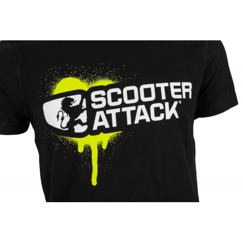 T-shirt Scooter-Attack black / green T-shirt Scooter-Attack black / green