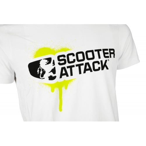 T-shirt Scooter-Attack white / green T-shirt Scooter-Attack white / green