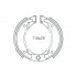 Brake Shoes front / rear Doppler (110x25) Yamaha Slider / BW's Brake Shoes front / rear Doppler (110x25) Yamaha Slider / BW's