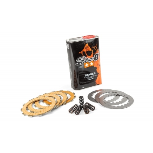Stage6 Clutch Kit + Gear Oil Derbi Euro 2 / Euro 3 Stage6 Clutch Kit + Gear Oil Derbi Euro 2 / Euro 3