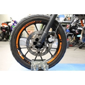 Rim Sticker Kit 17″ Stage6 orange – black