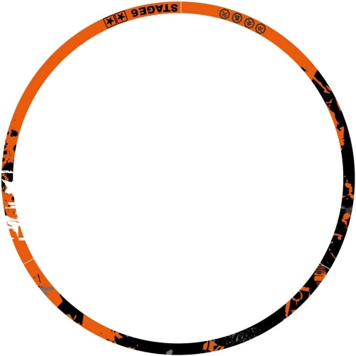 Rim Sticker Kit 17″ Stage6 orange – black Rim Sticker Kit 17″ Stage6 orange – black