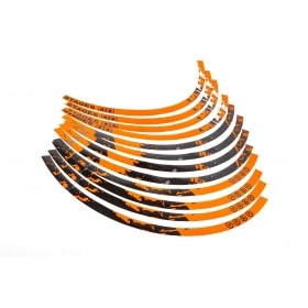Rim Sticker Kit 17″ Stage6 orange – black