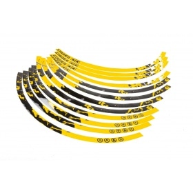 17" Stage6 dzeltens / melns 17" Stage6 dzeltens / melns disku uzlīmes komplekts