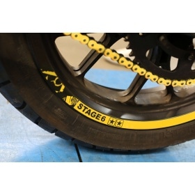 17" Stage6 dzeltens / melns 17" Stage6 dzeltens / melns disku uzlīmes komplekts