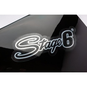 Uzlīme Stage6 logo 20x6cm sudraba krāsā