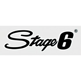 Uzlīme Stage6 logo 20x6cm melna