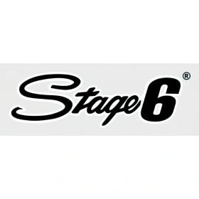 Uzlīme Stage6 logo 20x6cm melna