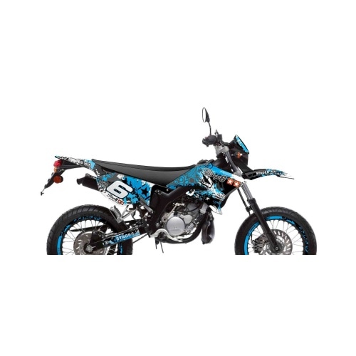 Decal Kit Stage6 blue – black Yamaha DT50 / MBK X-Limit Decal Kit Stage6 blue – black Yamaha DT50 / MBK X-Limit