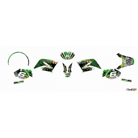 Decal Kit Stage6 green – black Yamaha DT50 / MBK X-Limit
