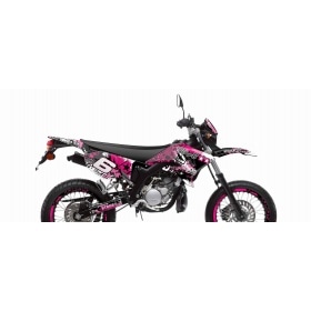 Decal Kit Stage6 pink – black Yamaha DT50 / MBK X-Limit