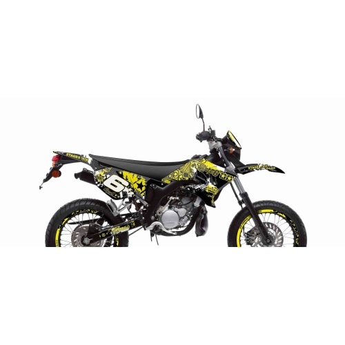 Decal Kit Stage6 yellow – black Yamaha DT50 / MBK X-Limit Decal Kit Stage6 yellow – black Yamaha DT50 / MBK X-Limit