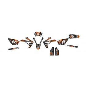 Decal Kit Stage6 orange – black Rieju MRT